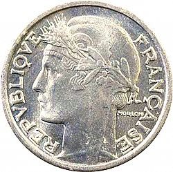 Large Obverse for 50 Centimes 1941 coin