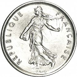 Large Obverse for 5 Francs 1995 coin