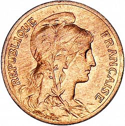 Large Obverse for 5 Centimes 1901 coin