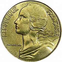Large Obverse for 5 Centimes 1994 coin