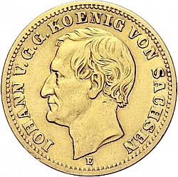 Large Obverse for 10 Mark 1873 coin