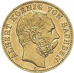 Large Obverse for 10 Mark 1879 coin