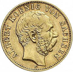Large Obverse for 10 Mark 1896 coin