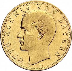 Large Obverse for 10 Mark 1900 coin