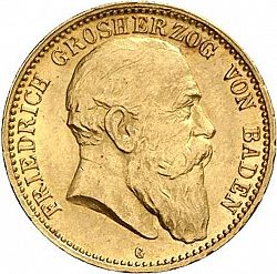 Large Obverse for 10 Mark 1903 coin