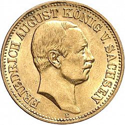 Large Obverse for 10 Mark 1910 coin