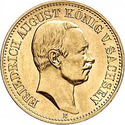 Large Obverse for 10 Mark 1912 coin