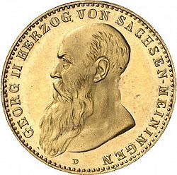 Large Obverse for 10 Mark 1914 coin