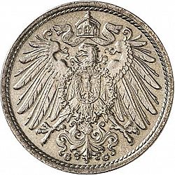 Large Reverse for 10 Pfenning 1904 coin