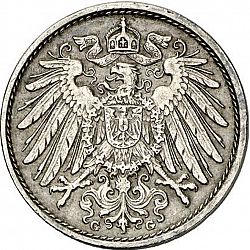 Large Reverse for 10 Pfenning 1915 coin