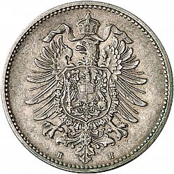 Large Reverse for 1 Mark 1882 coin