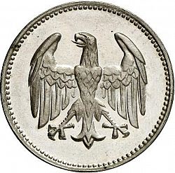 Large Reverse for 1 Mark 1924 coin