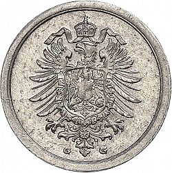 Large Reverse for 1 Pfenning 1916 coin
