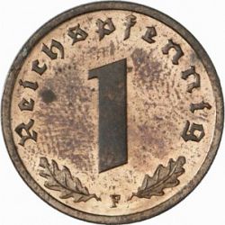 Large Reverse for Reichspfenning 1937 coin