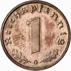 Large Reverse for Reichspfenning 1938 coin