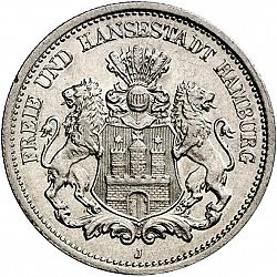 Large Obverse for 2 Mark 1878 coin