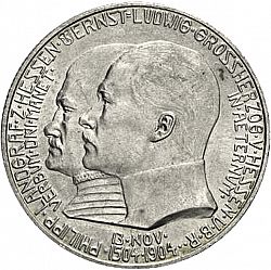Large Obverse for 2 Mark 1904 coin