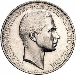 Large Obverse for 2 Mark 1905 coin