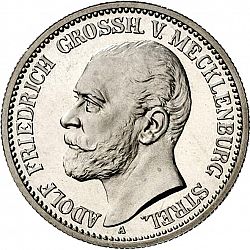 Large Obverse for 2 Mark 1905 coin