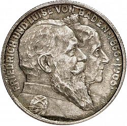 Large Obverse for 2 Mark 1906 coin