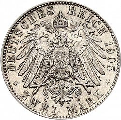 Large Reverse for 2 Mark 1907 coin