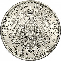 Large Reverse for 2 Mark 1908 coin