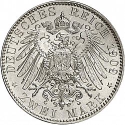 Large Reverse for 2 Mark 1909 coin