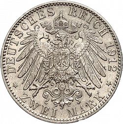 Large Reverse for 2 Mark 1912 coin