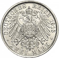 Large Reverse for 2 Mark 1913 coin