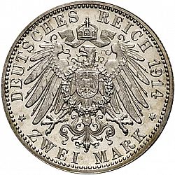 Large Reverse for 2 Mark 1913 coin