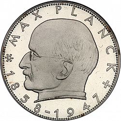 Large Reverse for 2 Mark 1960 coin