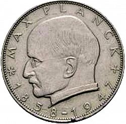 Large Reverse for 2 Mark 1964 coin