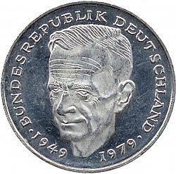 Large Reverse for 2 Mark 1993 coin