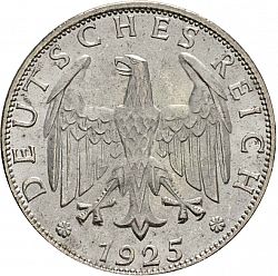 Large Obverse for 2 Reichsmark 1925 coin