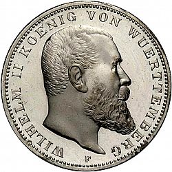 Large Obverse for 3 Mark 1908 coin