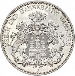 Large Obverse for 3 Mark 1913 coin