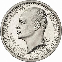 Large Obverse for 3 Mark 1917 coin