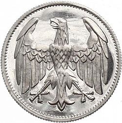 Large Reverse for 3 Mark 1922 coin