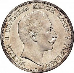 Large Obverse for 5 Mark 1894 coin