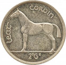 Large Reverse for 2s6d - Half Crown 1941 coin