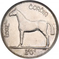 Large Reverse for 2s6d - Half Crown 1928 coin