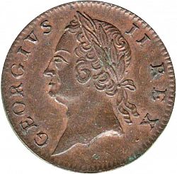 Large Obverse for Halfpenny 1760 coin