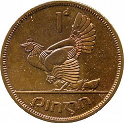Large Reverse for 1d - Penny 1949 coin