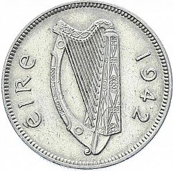Large Obverse for 1s - Shilling 1942 coin