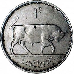 Large Reverse for 1s - Shilling 1955 coin
