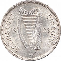 Large Obverse for 1s - Shilling 1928 coin