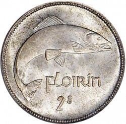 Large Reverse for 2s - Florin 1931 coin