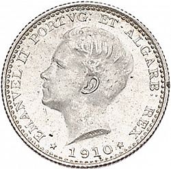 Large Obverse for 100 Réis 1910 coin