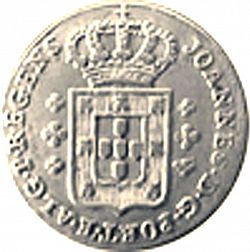 Large Obverse for 120 Réis ( 6 Vintés ) N/D coin