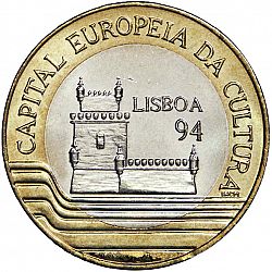 Large Reverse for 200 Escudos 1994 coin